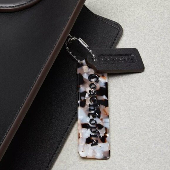 Coach Cloud Handle Tote In Coachtopia Leather Black - Picture 10 of 16